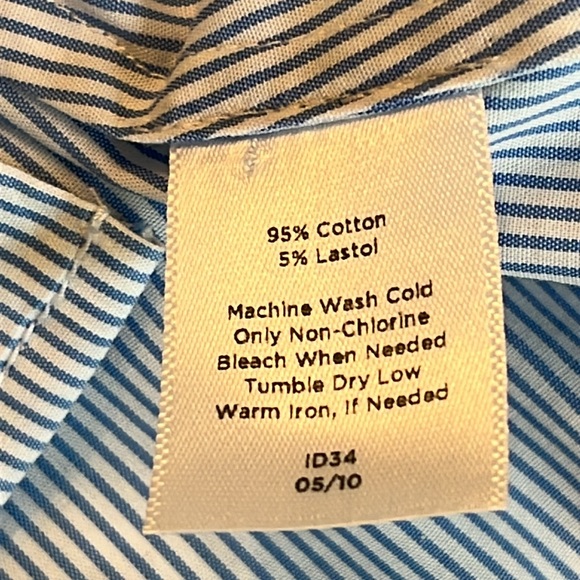 Women’s Ruffle Button Down Shirt - Picture 8 of 8